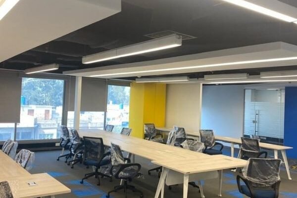 Linear bar lighting at BAT head office in EOBI building, Islamabad