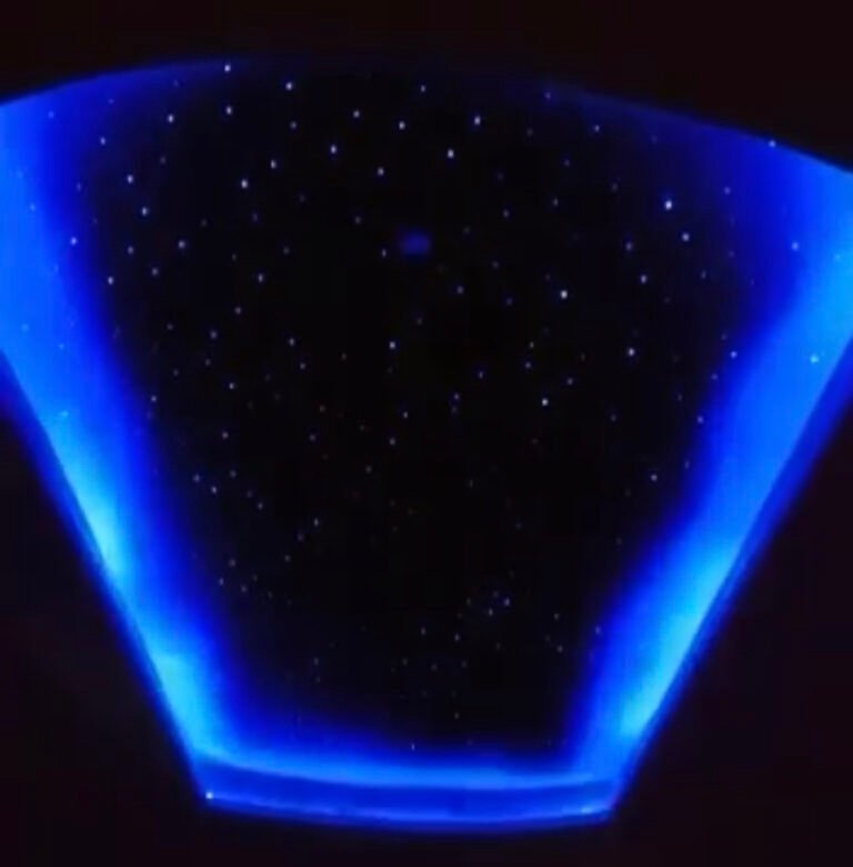 Fibre optic ceiling light installation at a local house in DHA