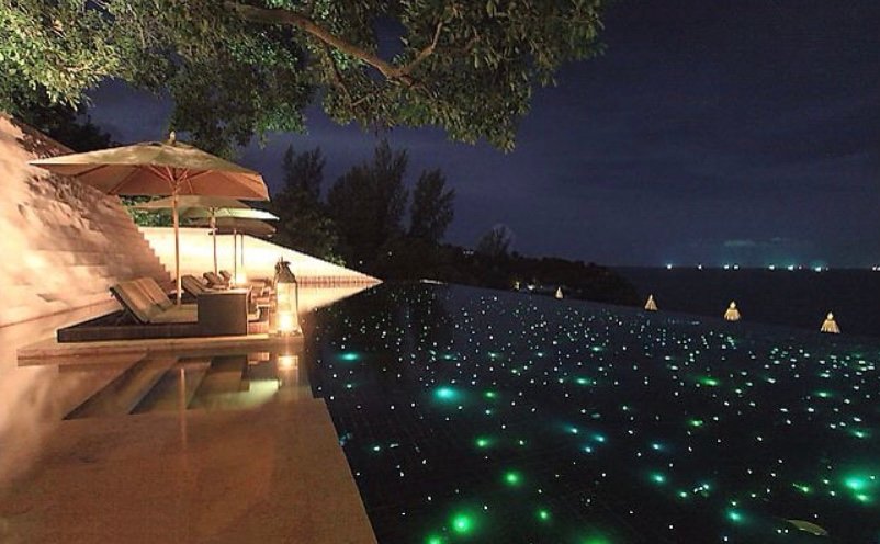 fiber optic pool lighting kit