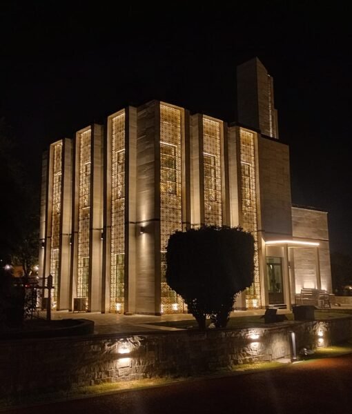 Mosque facade lighting