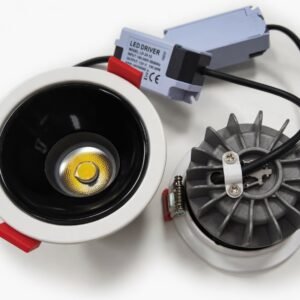 Led deep recessed anti-glare cob downlight