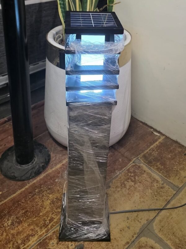 Solar plus electric powered hybrid led bollard light - Image 1