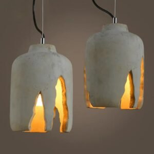 Vintage style cemented pendant lamp