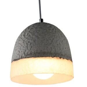Cemented retro style hanging light