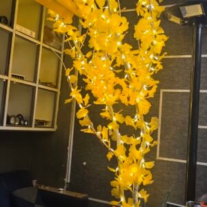 Led jinkgo leaves tree light
