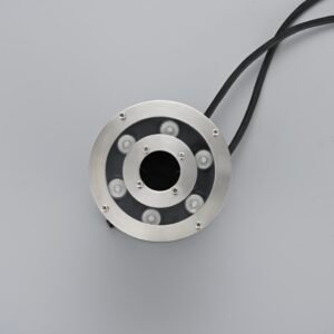 Led ring underwater fountain light warm white