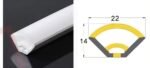Led corner silicon profile light - Image 2