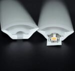 Led corner silicon profile light