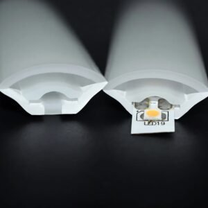 Led corner silicon profile light