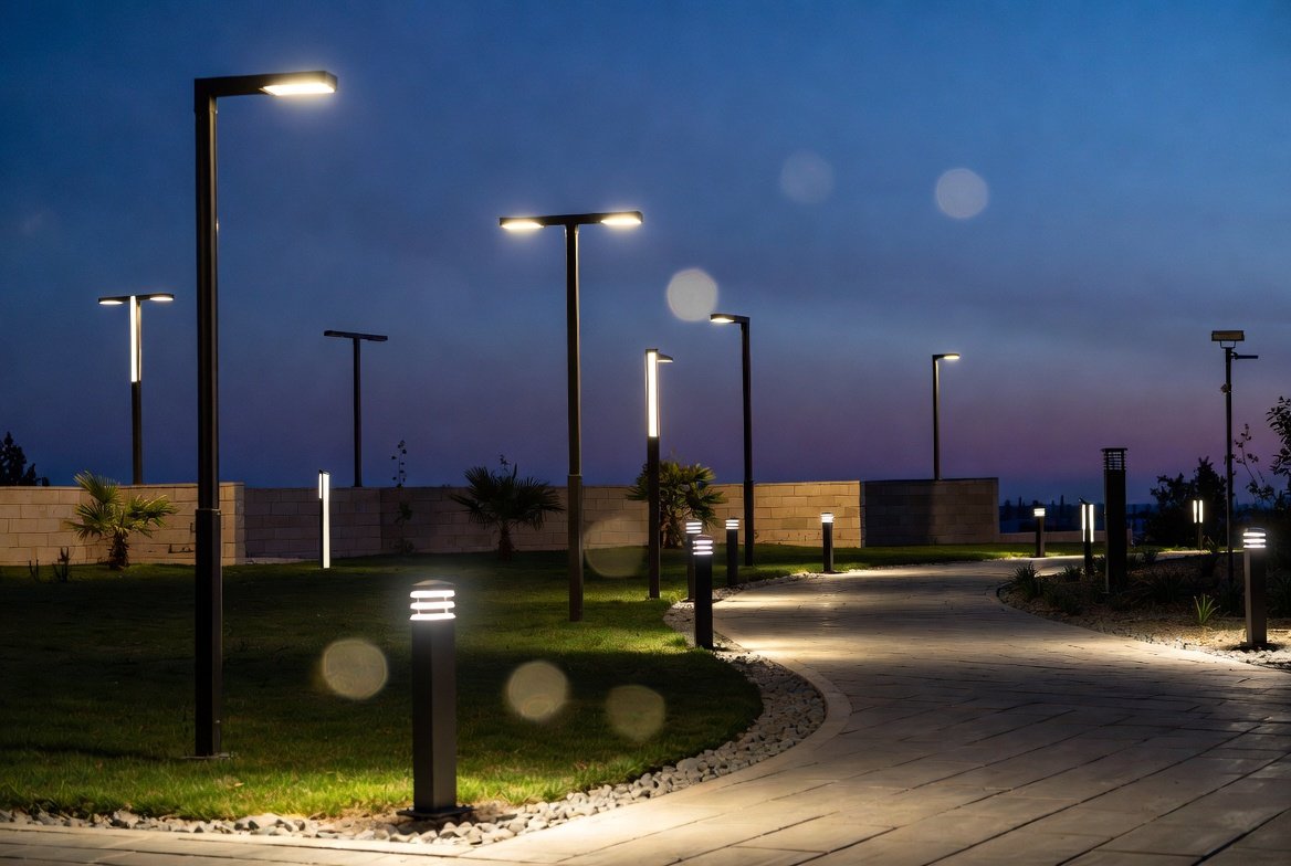 pole lights by newon