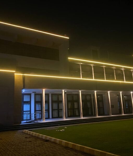 president house facade lighting-newon lighting project