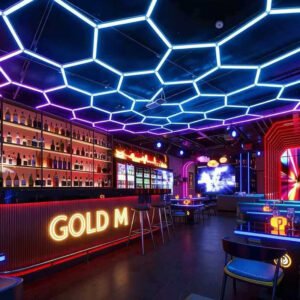 Rgb hexagonal light- newon