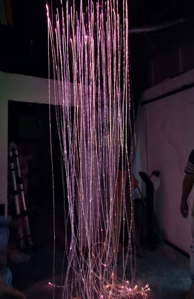 Sensory fibre optic curtain ring light for special children sensory room Pakistan Newon
