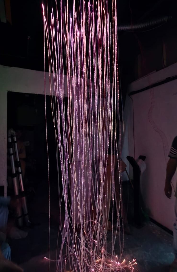 Sensory fibre optic curtain ring light for special children sensory room Pakistan Newon