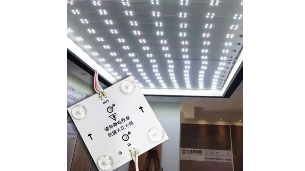 LED backlighting module panel with driver for stretch fabric ceiling backlighting Newon