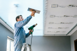 DIY tutorial- how to install stretch fabric ceiling lighting
